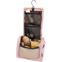Load image into Gallery viewer, Puffer GRS recycled hangable toiletry bag 8L — Dusty Pink (detail)