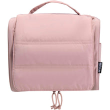 Load image into Gallery viewer, Puffer GRS recycled hangable toiletry bag 8L — Dusty Pink (front)