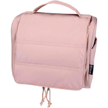 Load image into Gallery viewer, Puffer GRS recycled hangable toiletry bag 8L — Dusty Pink