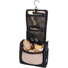 Load image into Gallery viewer, Puffer GRS recycled hangable toiletry bag 8L — Black (detail)