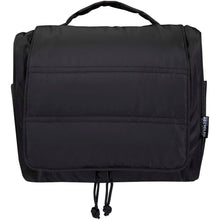 Load image into Gallery viewer, Puffer GRS recycled hangable toiletry bag 8L — Black (front)