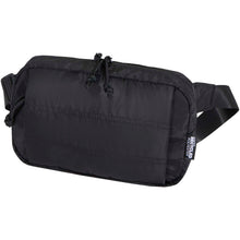Load image into Gallery viewer, Puffer GRS recycled waist bag 1.5L — Black