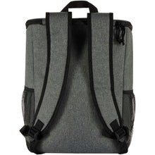Load image into Gallery viewer, Tundra GRS recycled picnic cooler backpack with cutlery set 20L — Heather grey (back)