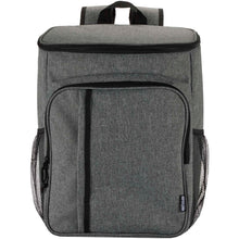 Load image into Gallery viewer, Tundra GRS recycled picnic cooler backpack with cutlery set 20L — Heather grey (front)