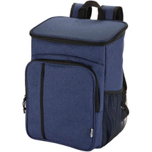 Load image into Gallery viewer, Tundra GRS recycled picnic cooler backpack with cutlery set 20L — Heather navy