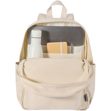 Load image into Gallery viewer, Recanvas 15.6” GRS recycled city backpack 16L — Sandstone (detail)
