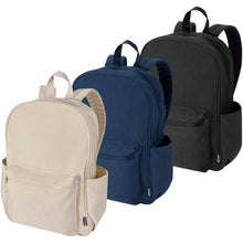 Load image into Gallery viewer, Recanvas 15.6” GRS recycled city backpack 16L — group
