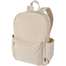 Load image into Gallery viewer, Recanvas 15.6” GRS recycled city backpack 16L — Sandstone