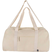 Load image into Gallery viewer, Recanvas GRS recycled duffel bag 40L — Sandstone (front)