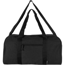 Load image into Gallery viewer, Recanvas GRS recycled duffel bag 40L — Black (front)
