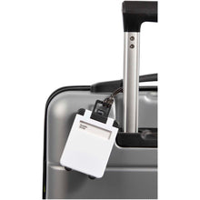 Load image into Gallery viewer, Traveler luggage tag — White (detail)