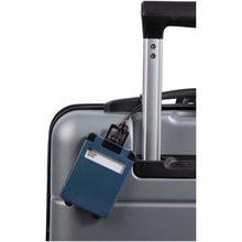 Load image into Gallery viewer, Traveler luggage tag — Hale Blue (detail)