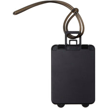 Load image into Gallery viewer, Traveler luggage tag — Black (back)