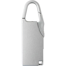 Load image into Gallery viewer, Traveler luggage lock — Silver (back)