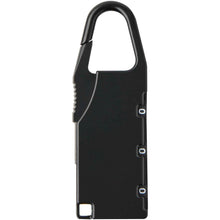 Load image into Gallery viewer, Traveler luggage lock — Black (front)