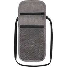 Load image into Gallery viewer, Ross GRS recycled smart travel pouch — Heather grey (back)