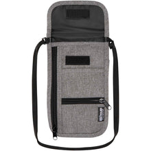 Load image into Gallery viewer, Ross GRS recycled smart travel pouch — Heather grey (front)