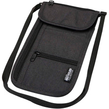 Load image into Gallery viewer, Ross GRS recycled smart travel pouch — Heather Charcoal