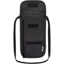 Load image into Gallery viewer, Ross GRS recycled smart travel pouch — Heather Charcoal (front)