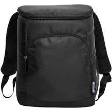 Load image into Gallery viewer, Chillpack 18-can GRS recycled cooler backpack 16L — Black (front)