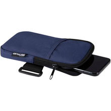 Load image into Gallery viewer, Byron GRS recycled bottle pouch  — Navy (detail)