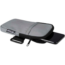 Load image into Gallery viewer, Byron GRS recycled bottle pouch  — Grey (detail)