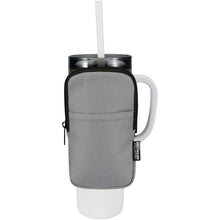 Load image into Gallery viewer, Byron GRS recycled bottle pouch  — Grey (detail 2)