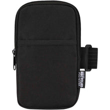 Load image into Gallery viewer, Byron GRS recycled bottle pouch  — Black (front)