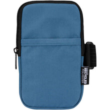 Load image into Gallery viewer, Byron GRS recycled bottle pouch  — Hale Blue (front)