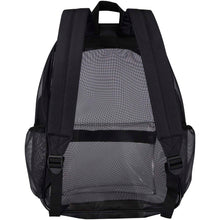 Load image into Gallery viewer, Mesh recycled backpack 18L — Black (back)
