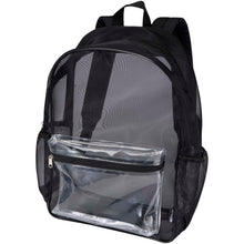 Load image into Gallery viewer, Mesh recycled backpack 18L — Black