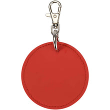 Load image into Gallery viewer, Resi Plus GRS recycled round charm keychain  — Brick (front)