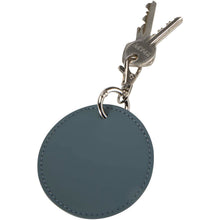 Load image into Gallery viewer, Resi Plus GRS recycled round charm keychain  — Hale Blue (detail)
