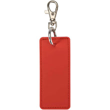Load image into Gallery viewer, Resi Plus GRS recycled rectangle charm keychain — Brick (front)