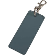 Load image into Gallery viewer, Resi Plus GRS recycled rectangle charm keychain — Hale Blue