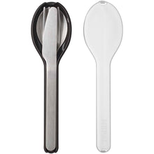 Load image into Gallery viewer, Mepal Ellipse cutlery set  — Black