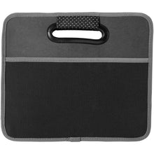 Load image into Gallery viewer, Accordion trunk organiser — Black (front)