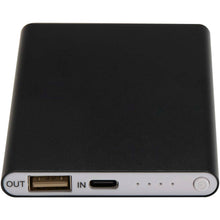 Load image into Gallery viewer, Pep 4000 mAh power bank — Black (detail)
