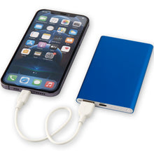 Load image into Gallery viewer, Pep 4000 mAh power bank — Royal blue (detail 2)