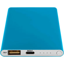 Load image into Gallery viewer, Pep 4000 mAh power bank — Light blue (detail 2)
