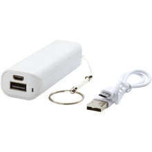 Load image into Gallery viewer, Span 1200 mAh power bank — White (detail)