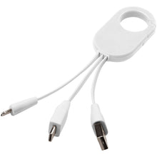Load image into Gallery viewer, Troop 3-in-1 charging cable — White