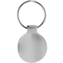 Load image into Gallery viewer, Orlene round keychain — Silver (back)