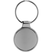Load image into Gallery viewer, Orlene round keychain — Silver (front)