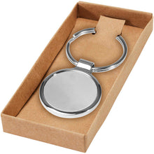Load image into Gallery viewer, Orlene round keychain — Silver