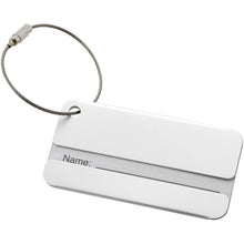 Load image into Gallery viewer, Traveler luggage tag — Silver