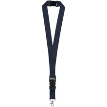 Load image into Gallery viewer, Yogi lanyard detachable buckle break-away closure — Navy (front)