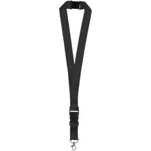 Load image into Gallery viewer, Yogi lanyard detachable buckle break-away closure — Black (front)