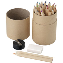Load image into Gallery viewer, Woodby 26-piece coloured pencil set — Natural