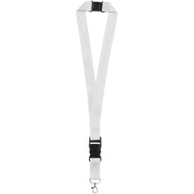 Load image into Gallery viewer, Yogi lanyard detachable buckle break-away closure — White (front)
